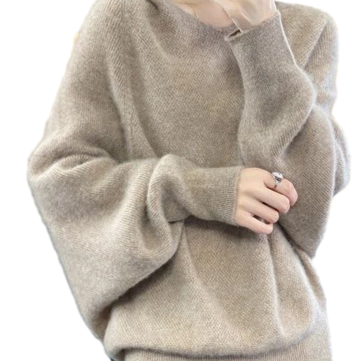 beautiful and cozy merino wool hoodie